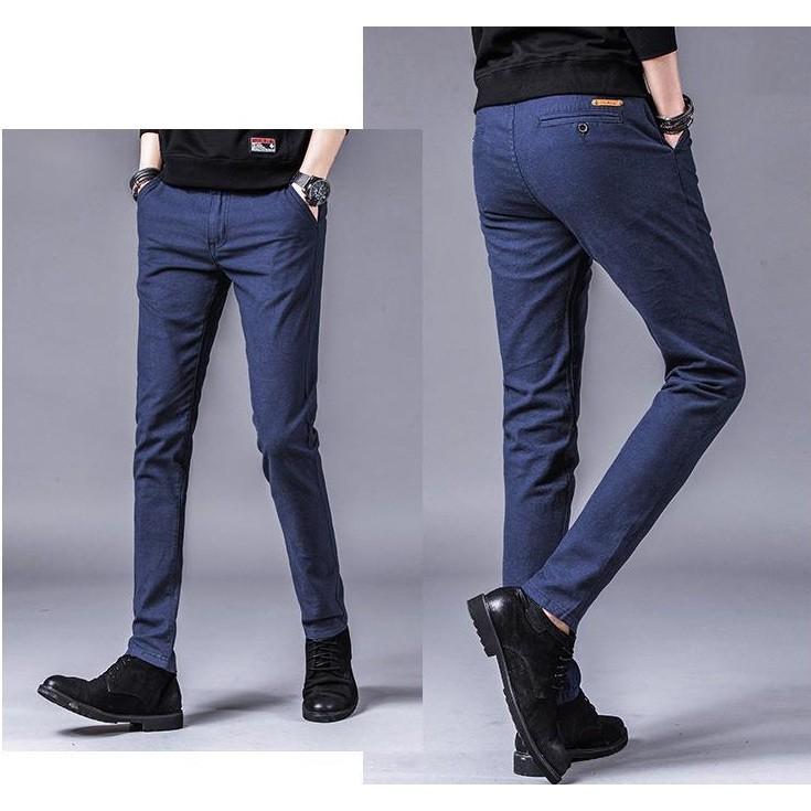 Quần tây nam giả jeans, dáng ôm trẻ trung, hàng nhập Quảng Chau