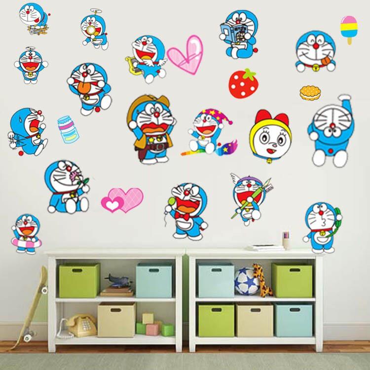 Decal trang trí Doremon nhí nhảnh