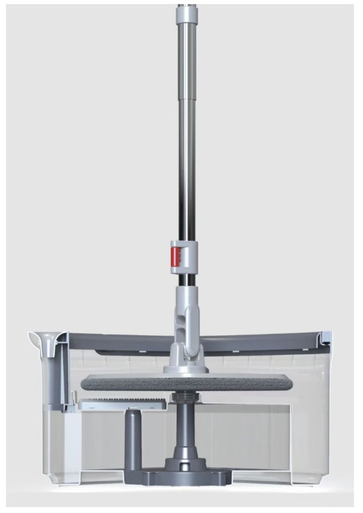 Cây Lau Nhà Thông Minh Tự Động Tách Nước Bẩn, Tự Động Vắt Khô Xoay 360 Độ Daichipro DCP 6SM, Thể Tích 4L, Phiên Bản Nâng Cấp Từ 5SM, Chất Lượng Tốt Nhất - Hàng Chính Hãng