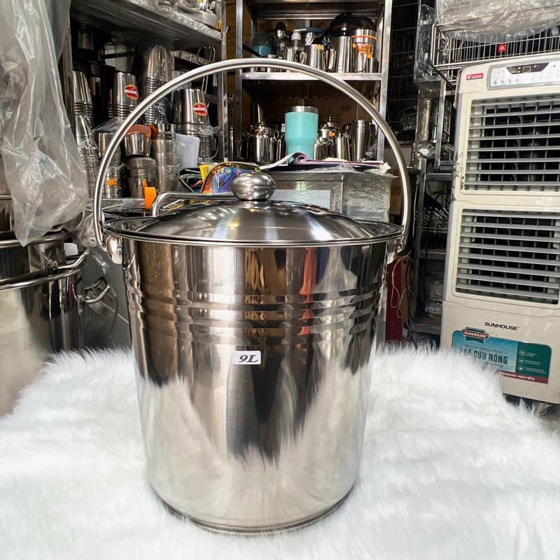 Xô Inox có nắp đậy đủ size