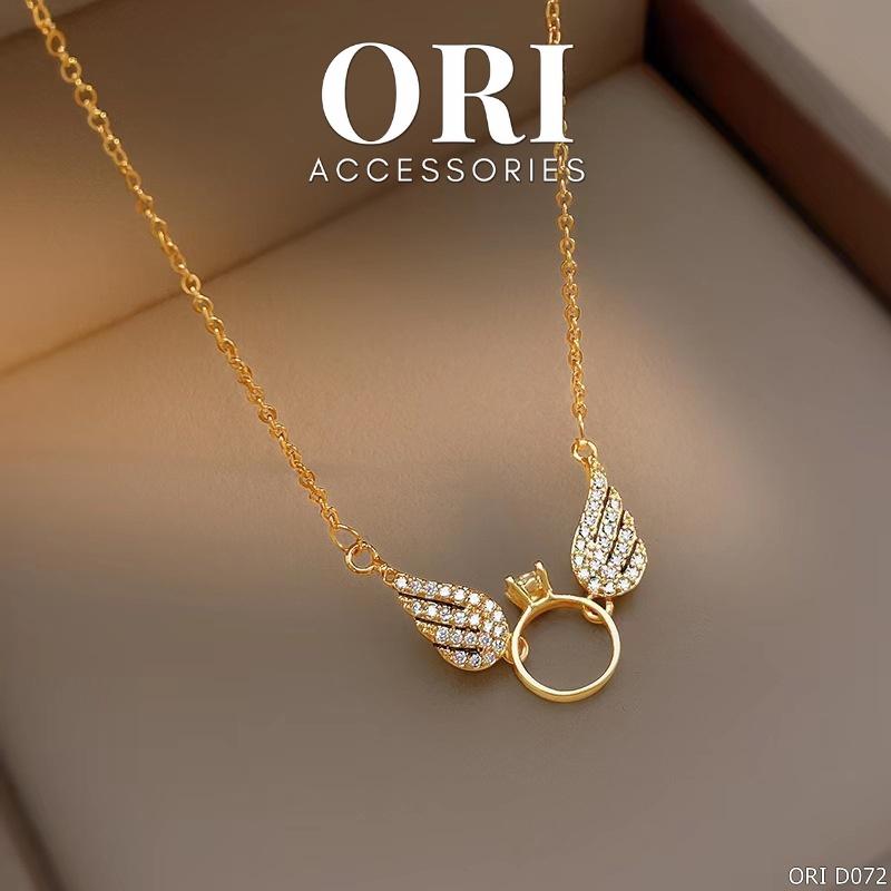 Dây chuyền nữ đôi cánh thiên thần Angel xinh xắn thời trang ORI ACCESSORIES D072