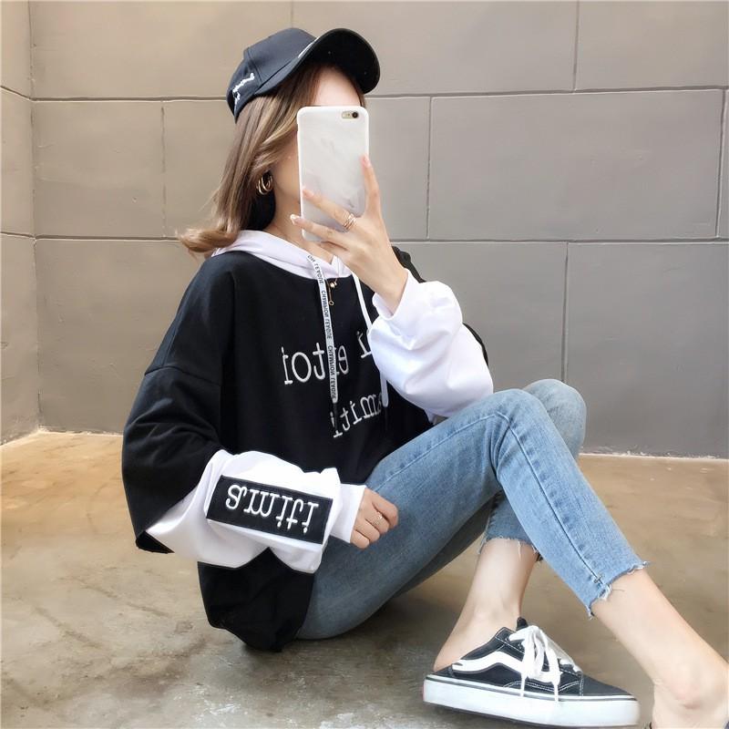 Áo khoác hoodie nỉ nữ in chữ SMITI siêu đẹp mẫu mới