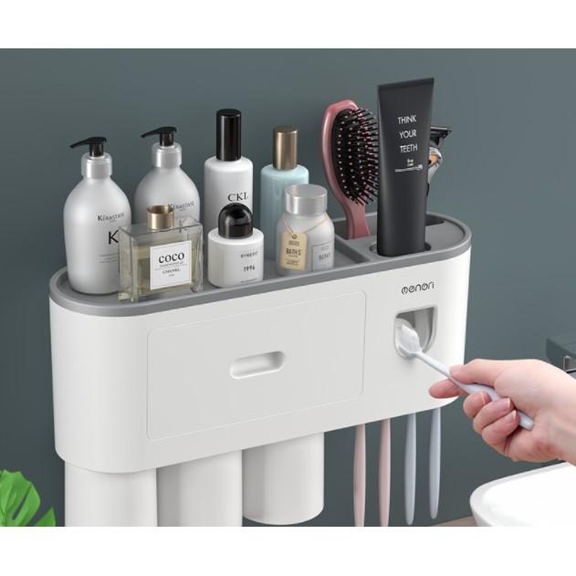 BỘ NHẢ KEM ĐÁNH RĂNG TỰ ĐỘNG - GIÁ ĐỂ BÀN CHẢI