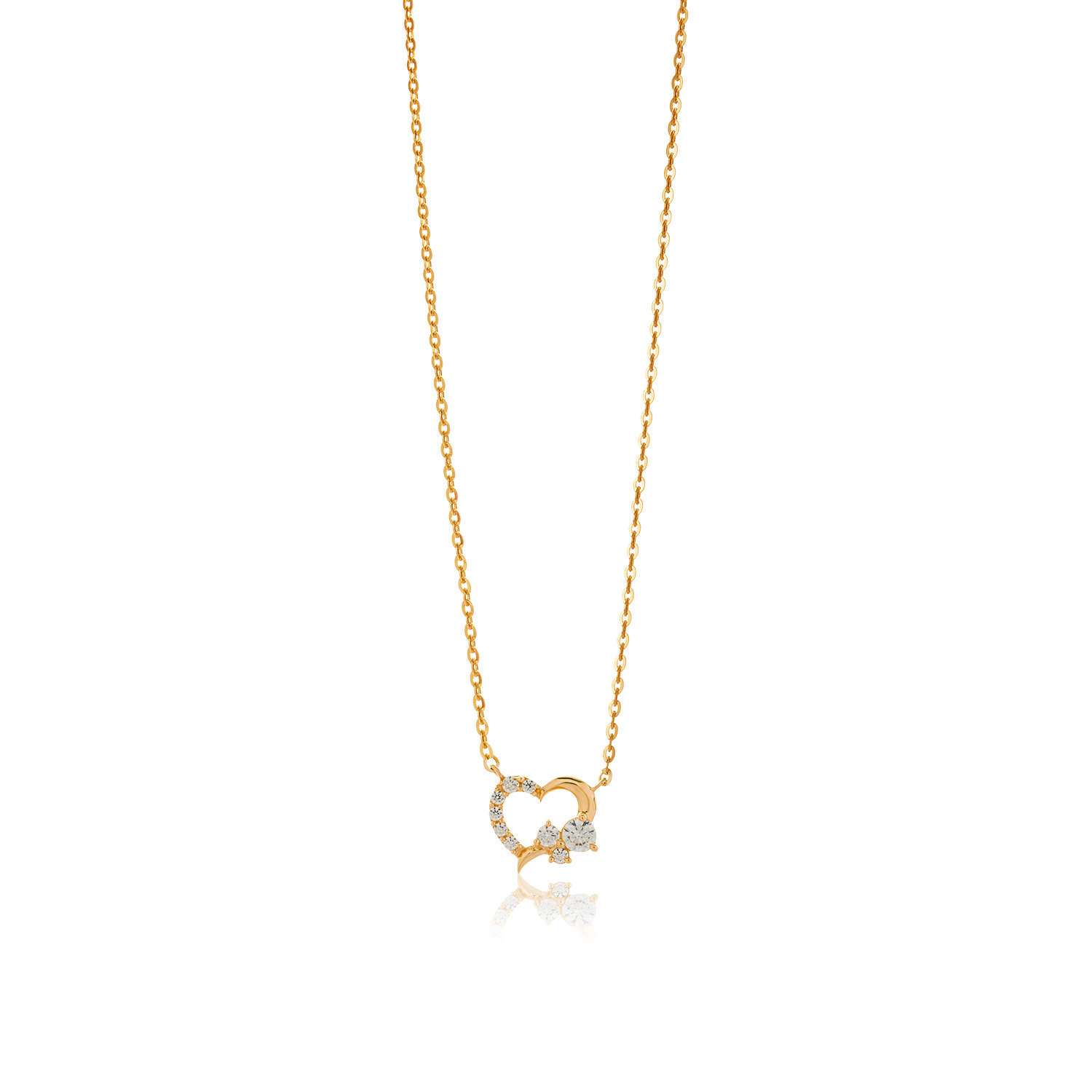 Dây Chuyền Vàng Tây 14k DCMAMD487 Huy Thanh Jewelry