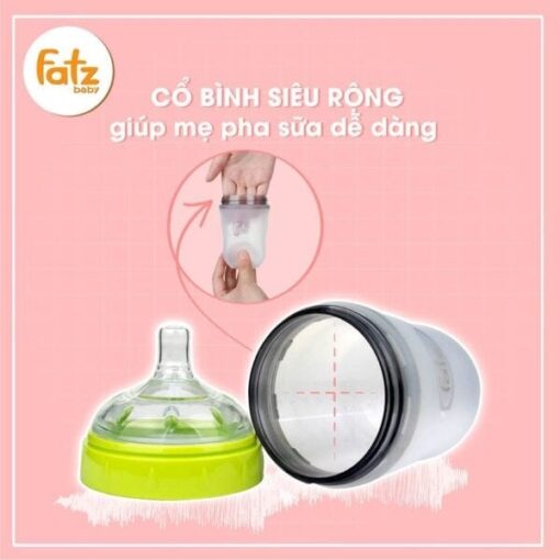 Bình sữa Silicon Fatz Baby 180ml