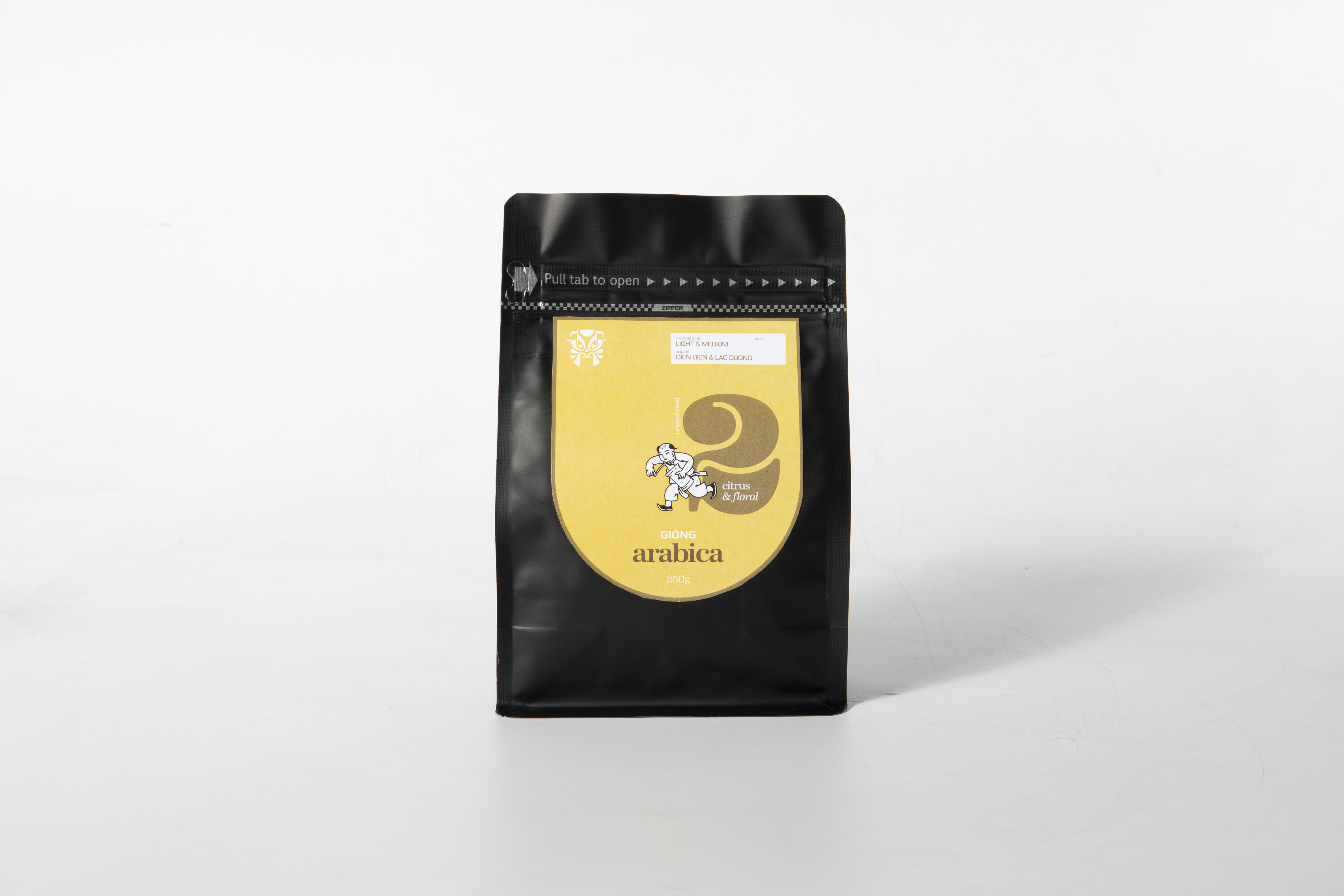 Gióng 2 - 100% Cà phê Arabica CLC rang City vị chua tựa Cam Chanh &amp; Hương Hoa (Aeropress, V60