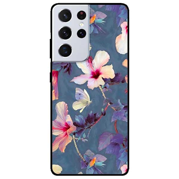 Ốp lưng dành cho Samsung Galaxy S21 / S21 Plus / S21 Ultra - Hoa Bướm Trắng