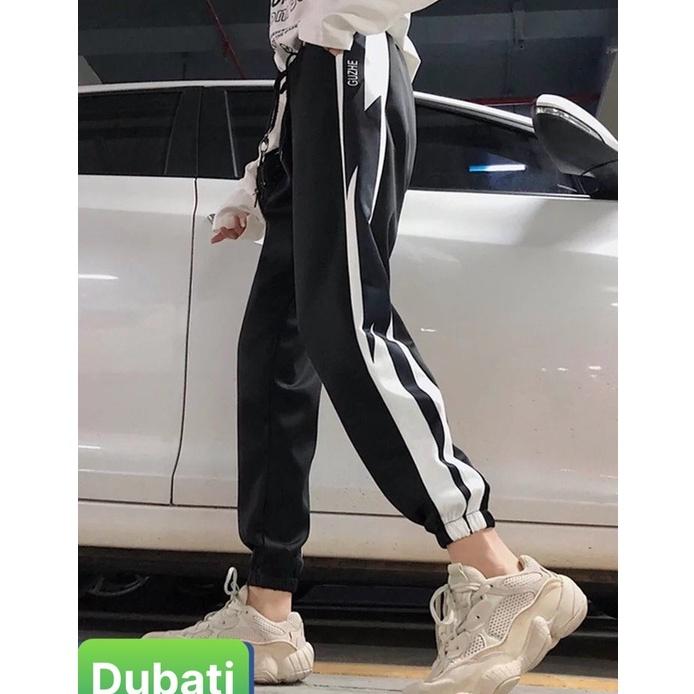 QUẦN JOGGER THỂ THAO TIA SÉT CHẤT NỈ DA CÁ NAM NỮ CÓ BO CHÂN SANG CHẢNH VIP -DUBATI FASHION