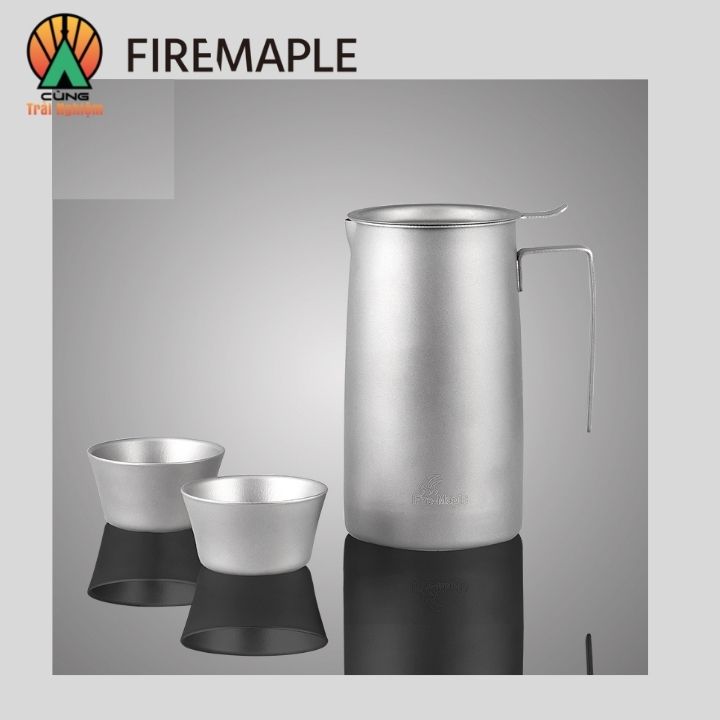 Bình pha trà Firemaple 340ml Titanium tiện dụng cho du lịch cắm trại FMP-T320