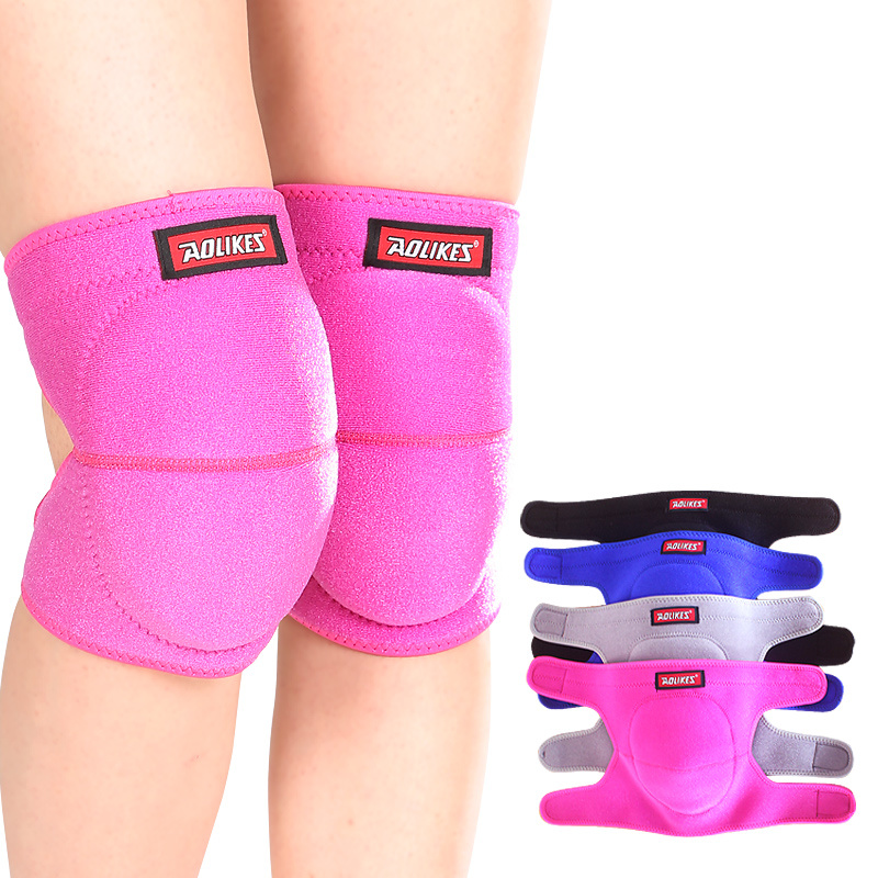 Bó Gối Thể Thao AOLIKES 0216 - Đệm Mút Chống Va Đập, Bảo Vệ Khớp Gối