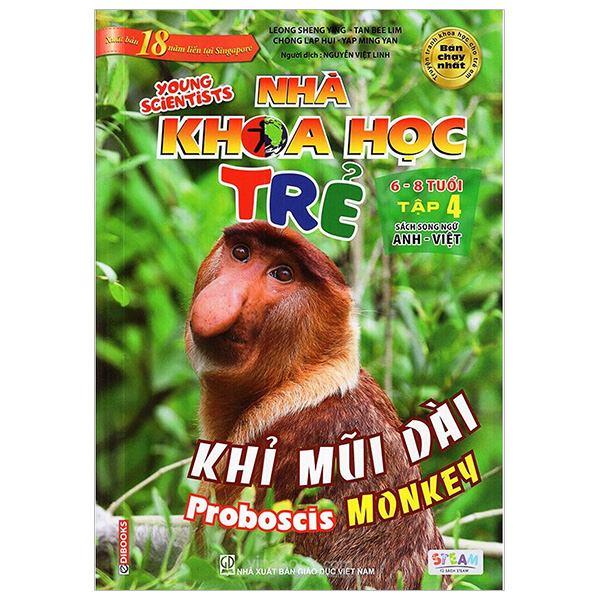 Nhà Khoa Học Trẻ (6-8 Tuổi) Tập 4 - Khỉ Mũi Dài (Song Ngữ Anh - Việt)