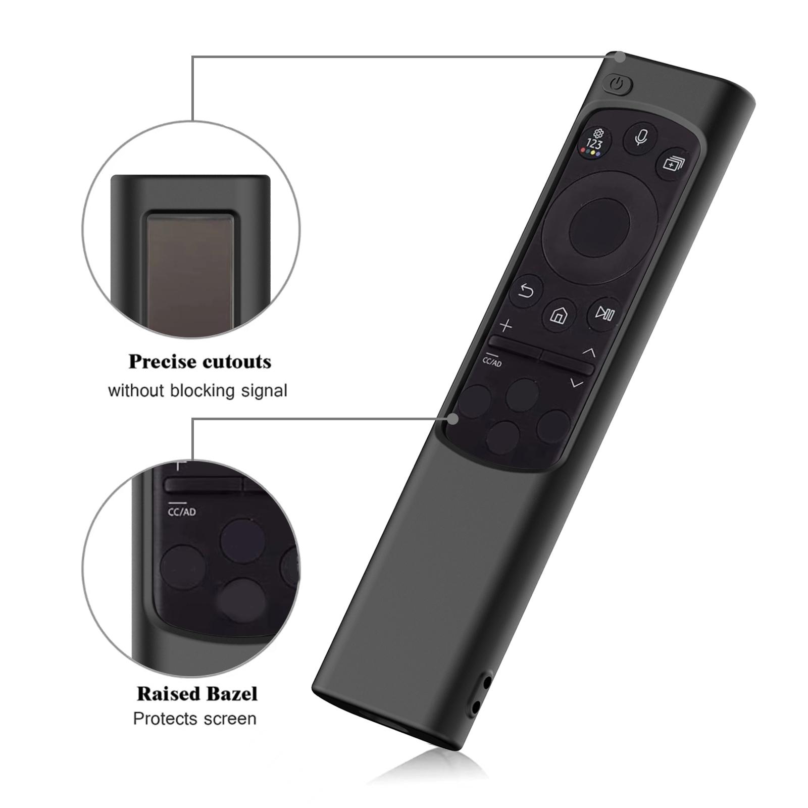 Trường hợp bìa silicon cho Samsung BN59-01385 BN59-01386 TM2280E BN59-01391 TV điều khiển từ xa TV thông minh với dây buộc