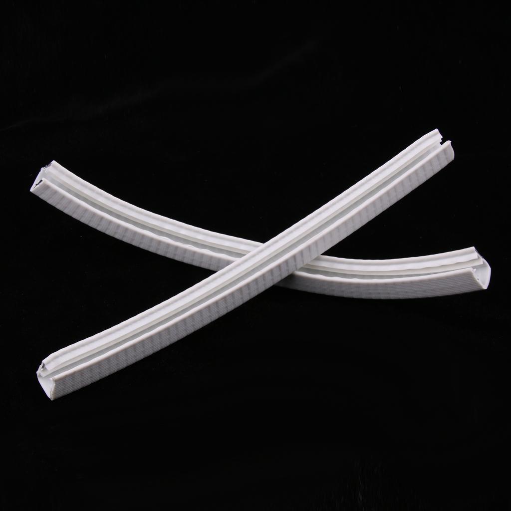 4 Pieces Skateboard Longboard Nose Tail Guard Protection Rubber Strip