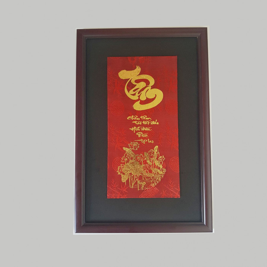 Thư Pháp dát vàng