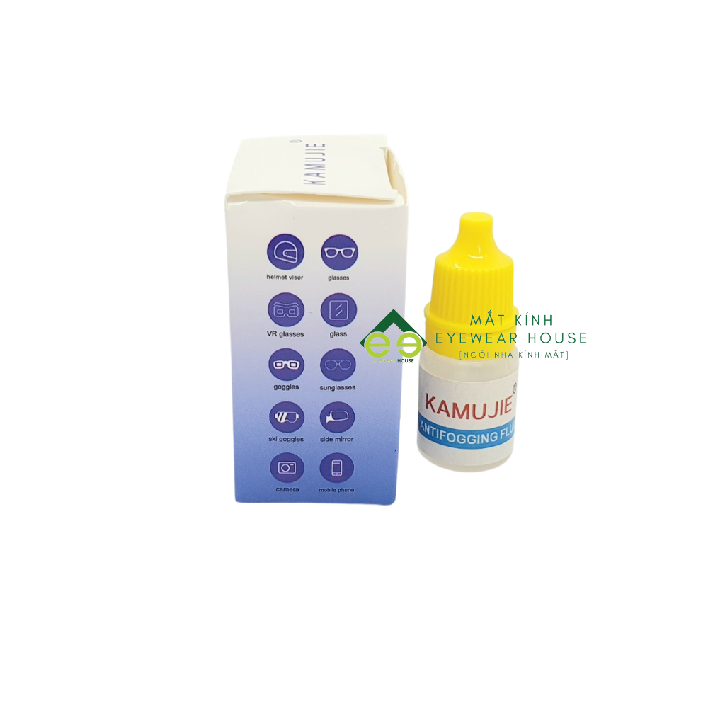 Chai nguyên chất nano mắt kính chống bám dính hơi nước cho mắt kính