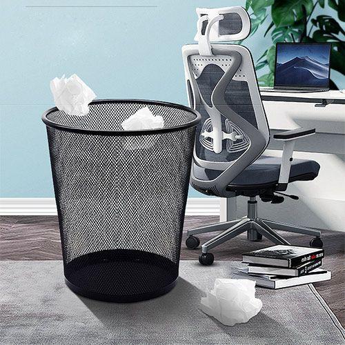 Sọt rác lưới văn phòng, chất liệu thép phủ sơn tĩnh điện