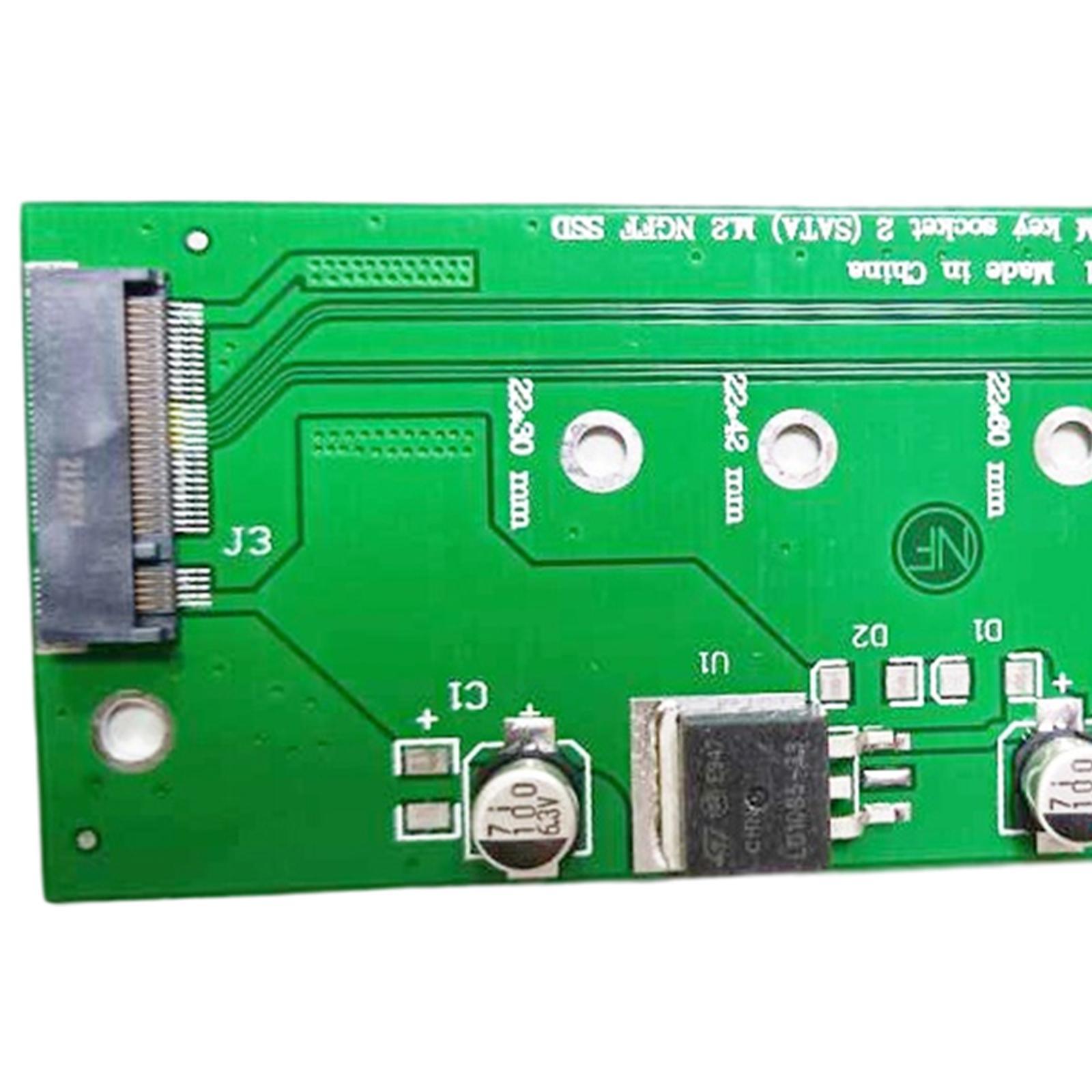 SATAIII To M.2 () SSD Connector Converter Adapter Card Support B-Key