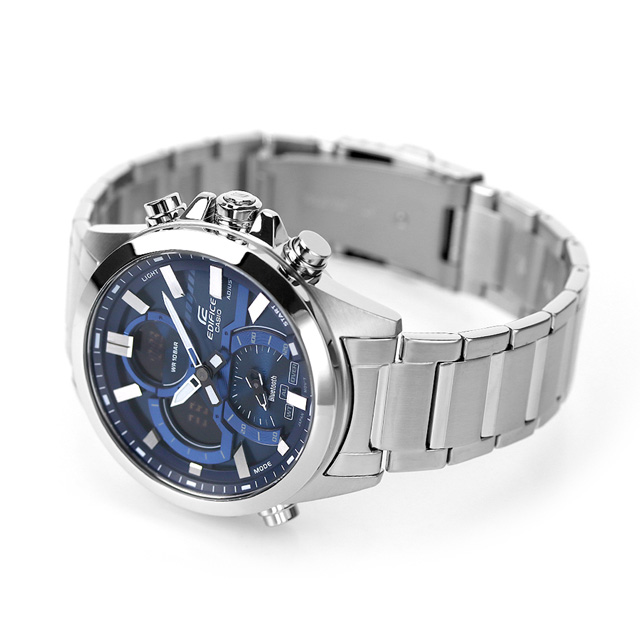 Đồng hồ nam dây kim loại Casio Edifice chính hãng Anh Khuê ECB-30D-2ADF