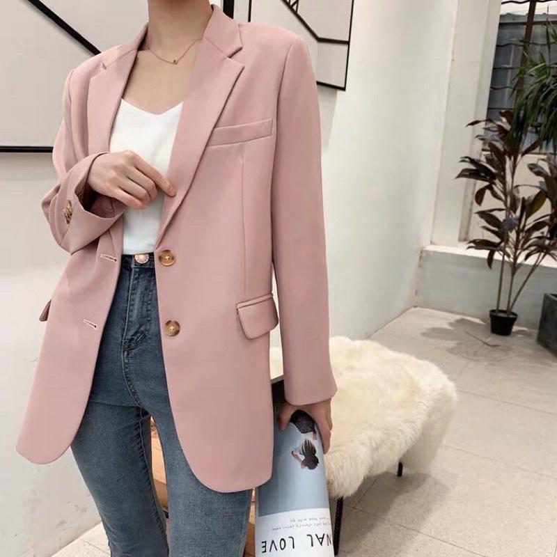 Áo Khoác Blazer Nữ Phong Cách Hàn Quốc Mẫu Mới Mã RB100