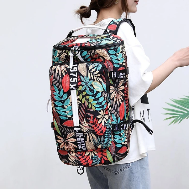 It shop - Balo đeo chéo du lịch dã ngoại Floral 1975K dung lượng lớn