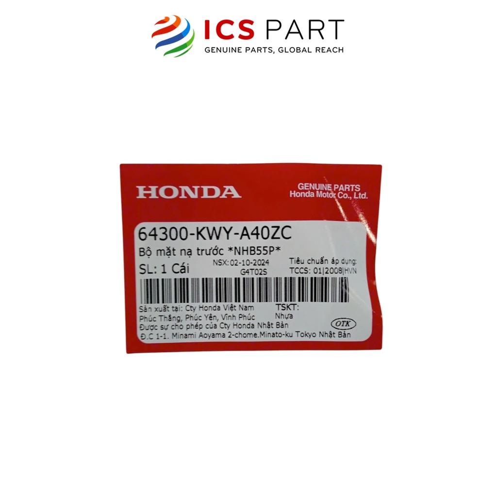 Bộ Mặt Nạ Trước Nhb55P HONDA Wave 100 2016 Màu Trắng Xanh (64300KWYA40ZC)