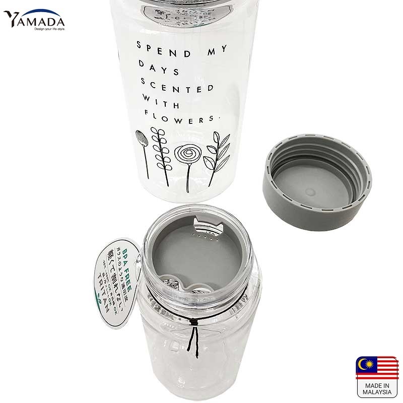 Bình nước Tritan Yamada Flower 350ml - Hàng nội địa Nhật Bản nhập khẩu chính hãng