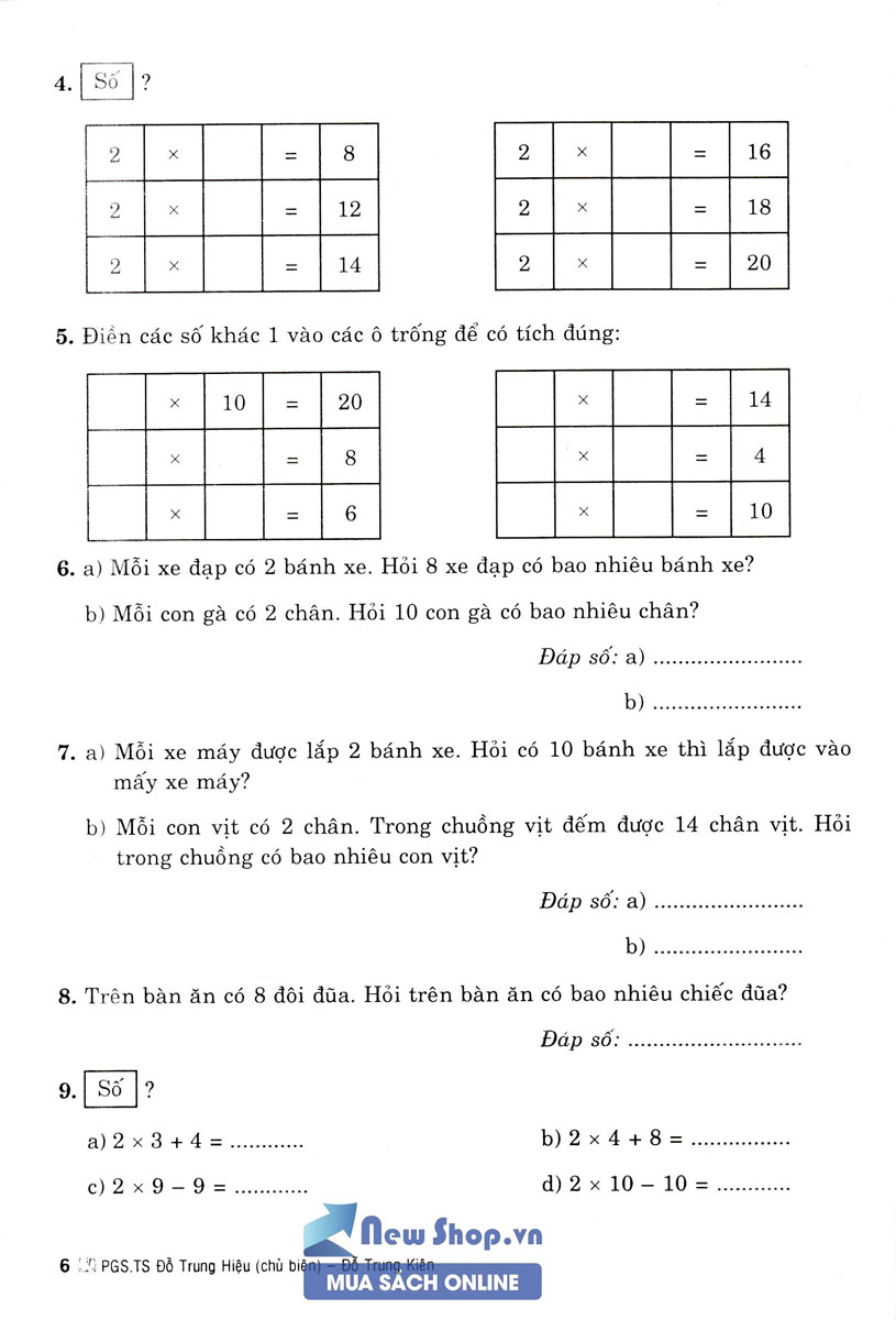 Thử Sức Trạng Nguyên Nhỏ Tuổi Môn Toán Lớp 2 - Tập 2 (Biên Soạn Theo Chương Trình Mới)