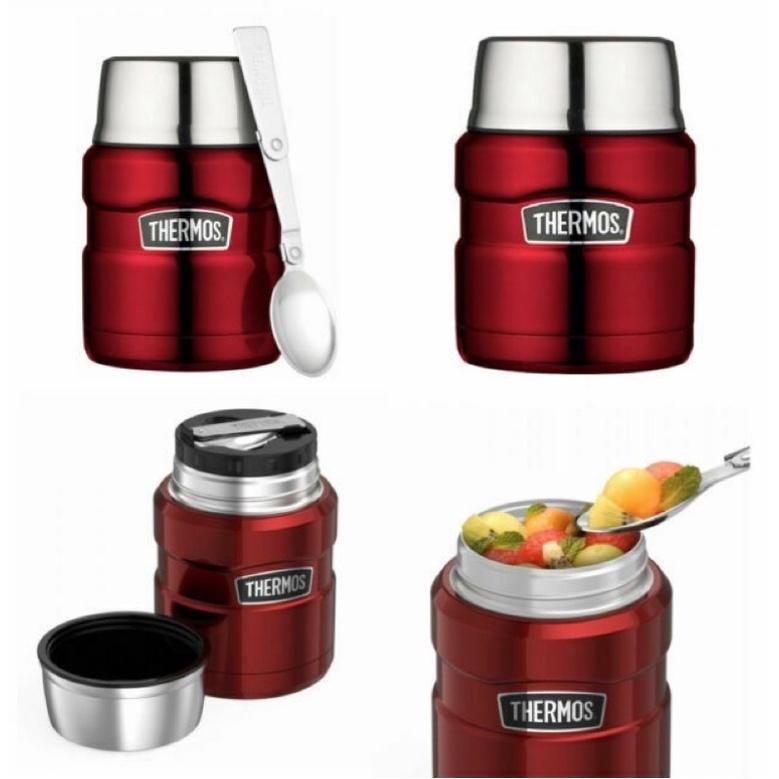 Bình Ủ Cháo Thermos, Cặp Lồng Đựng Thức Ăn, Cặp Lồng Giữ Nhiệt, Dung Tích 470ml, Chất Liệu Thép Không Gỉ, Nhập Đức