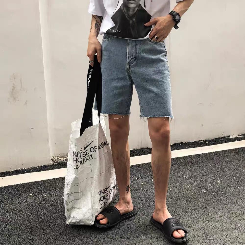 Quần Short Jeans Trơn Basic