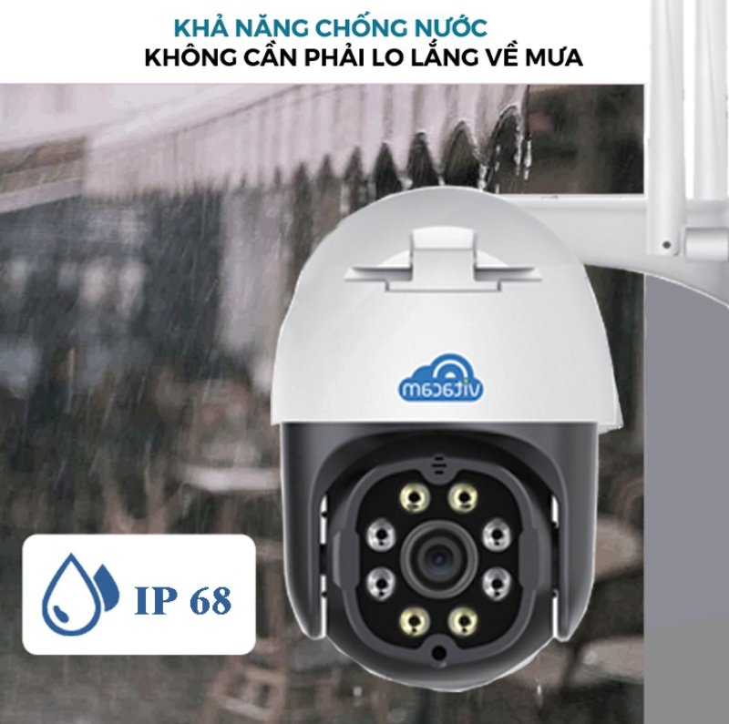 CAMERA NGOÀI TRỜI VITACAM DZ3000 3.0MP- XOAY 355 độ-HÌNH ẢNH ULTRA HD