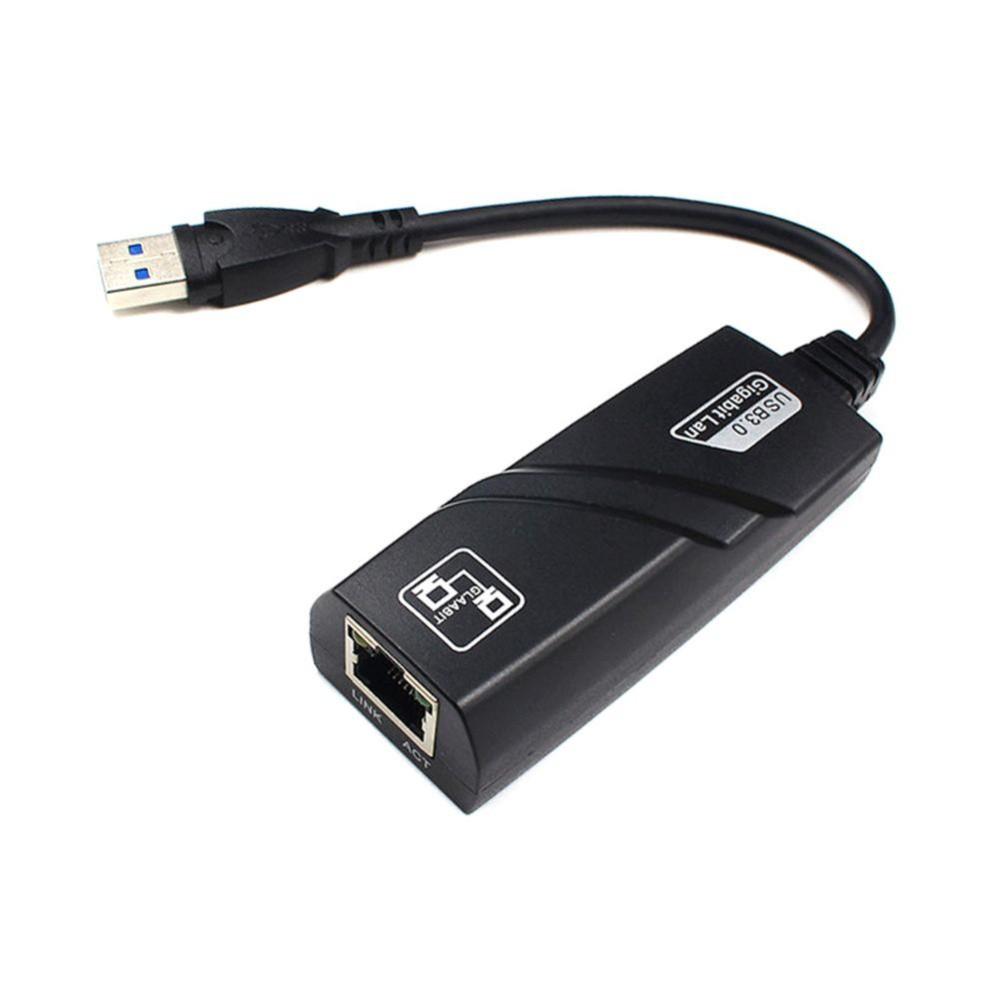 Cáp Chuyển Đổi USB 3.0 To Lan 10-100-1000 Mbps Gigabit - USB Sang Lan Tặng đèn led cắm USB