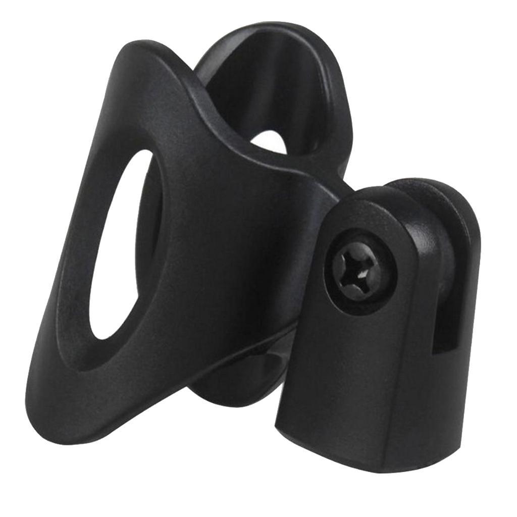 Microphone Mic Clip Holder for 26-30mm Mic Stand Adapter Tabletop Mic Parts
