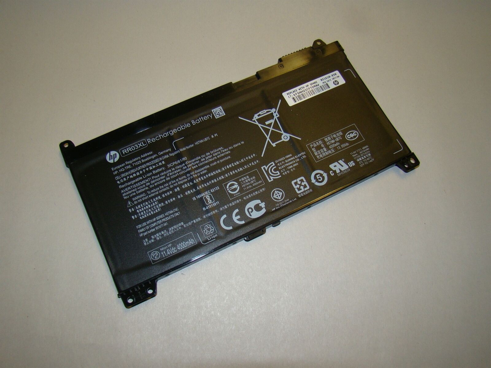 Pin dành cho Laptop HP Probook 430 G5 440 G5 450 G5 470 G5 (RR03XL) hàng nhập khẩu