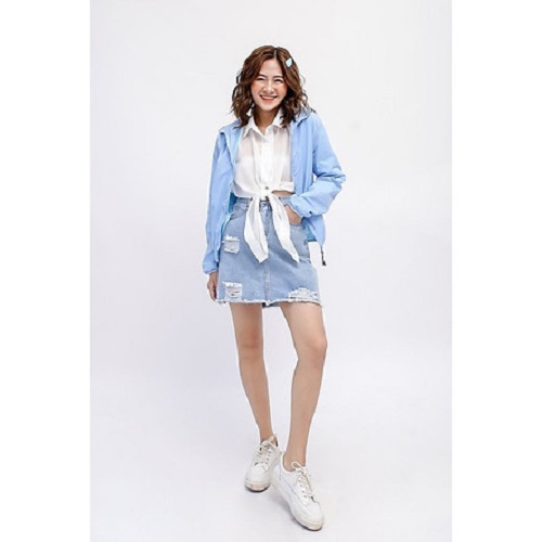 Áo gió LÓT LƯỚI cho bạn NỮ Bo gấu nhẹ nhàng thời trang