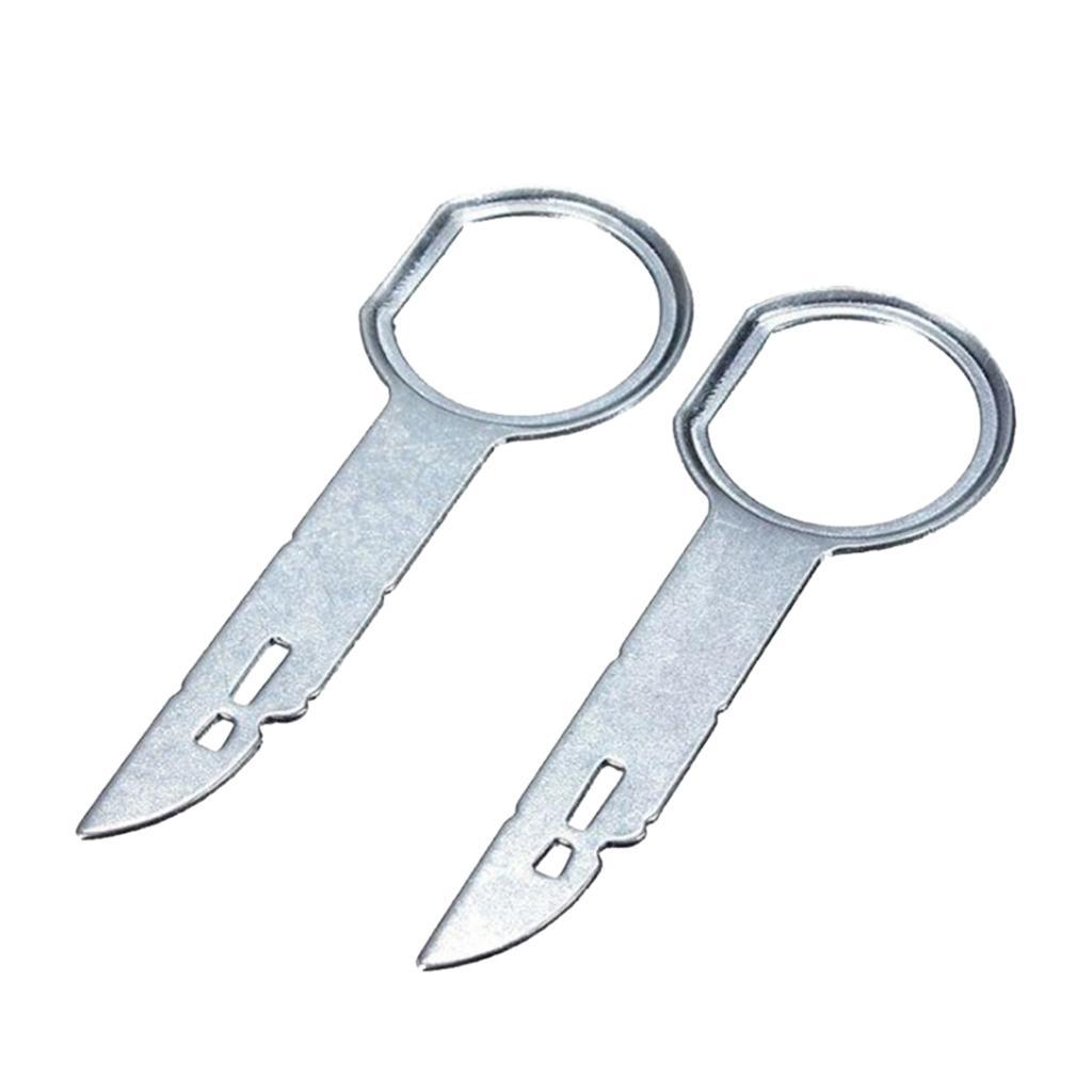 2X Car Radio Stereo CD Release Removal Tools Key For VW/Audi/Mercedes/Porsche