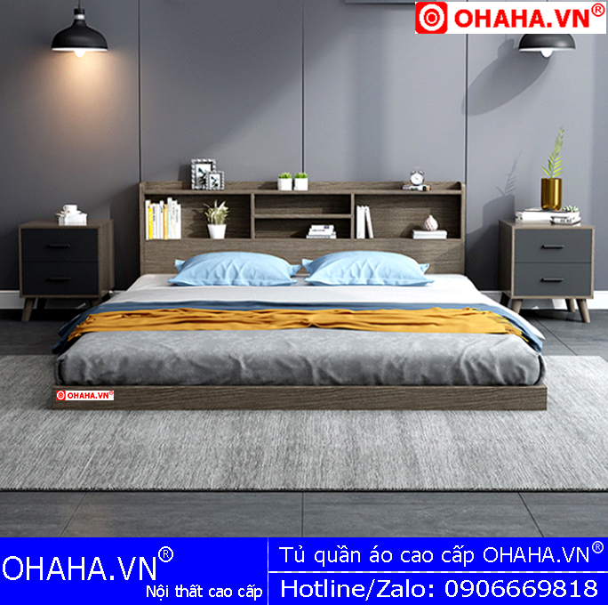 Giường ngủ cao cấp OHAHA (GN105)