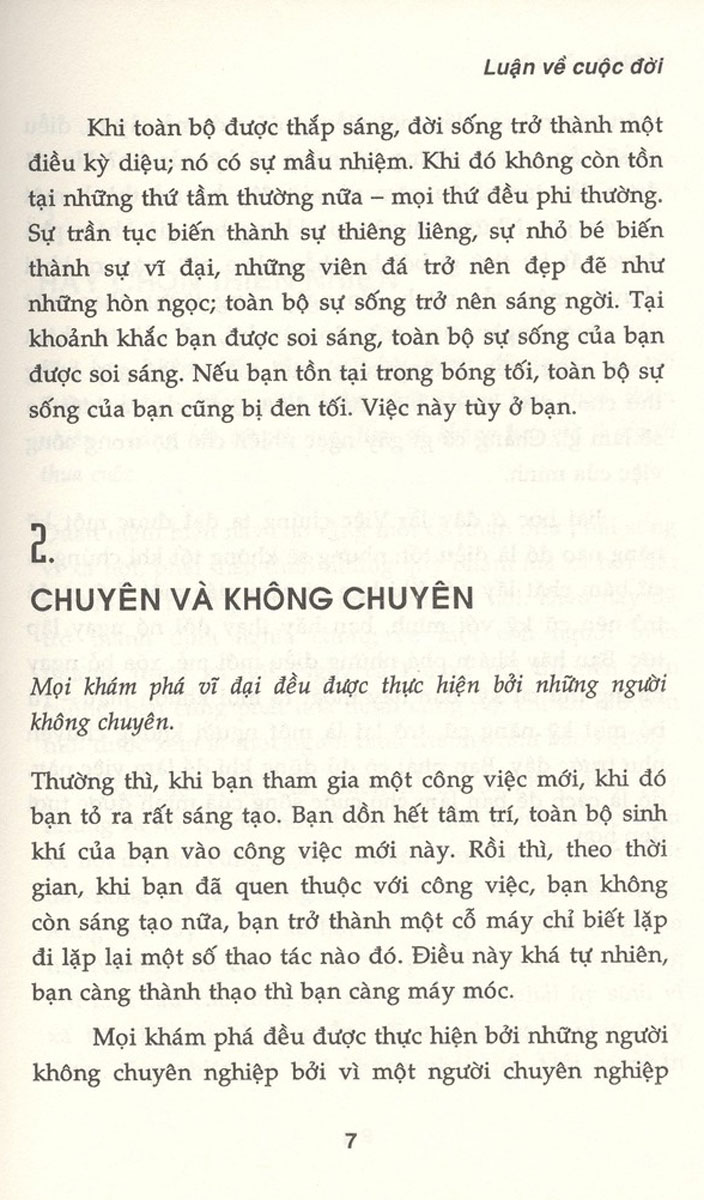 Osho - Luận Về Cuộc Đời - 365 Ngày Khai Sáng Tâm Hồn _ĐN