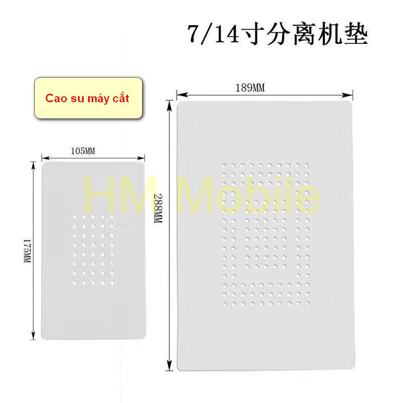 Cao su máy cắt (bàn nhiệt) to 290x190mm