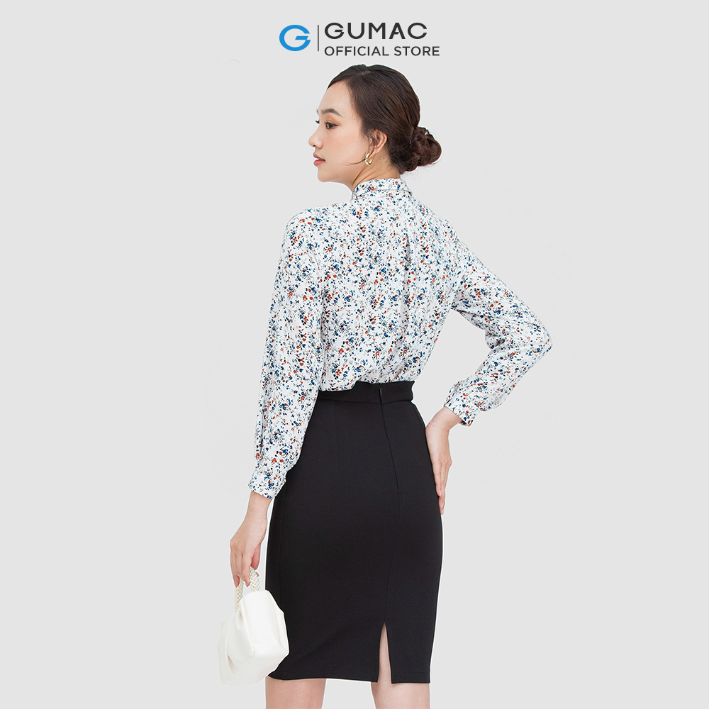 Áo sơ mi nữ GUMAC AC05077 giấu nút