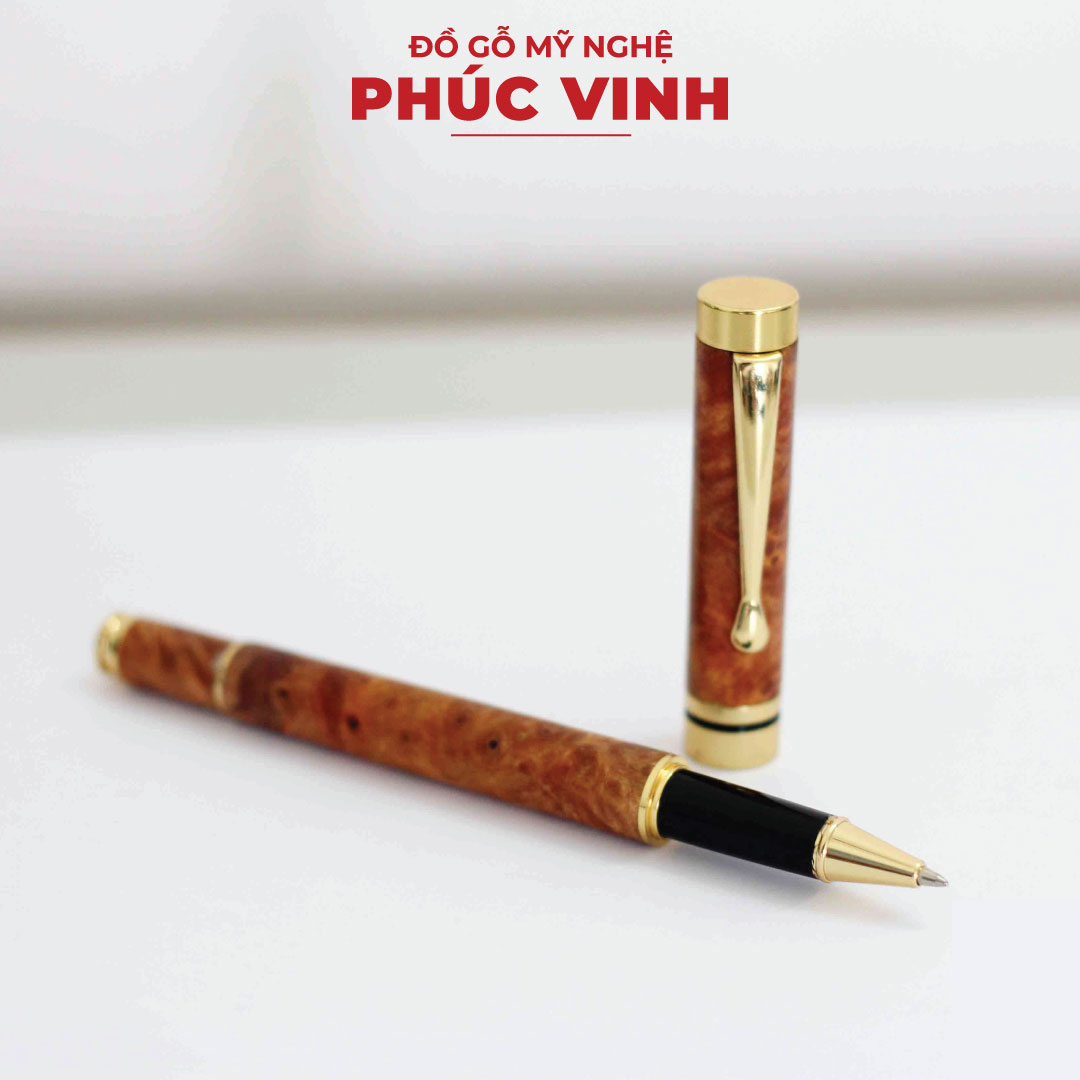 Bút Gỗ Huyết Long, Đẳng Cấp &amp; Sang Trọng, Hương Thơm Nhẹ - Thấu Quang, Chiêu Tài Lộc, May Mắn, Bình An