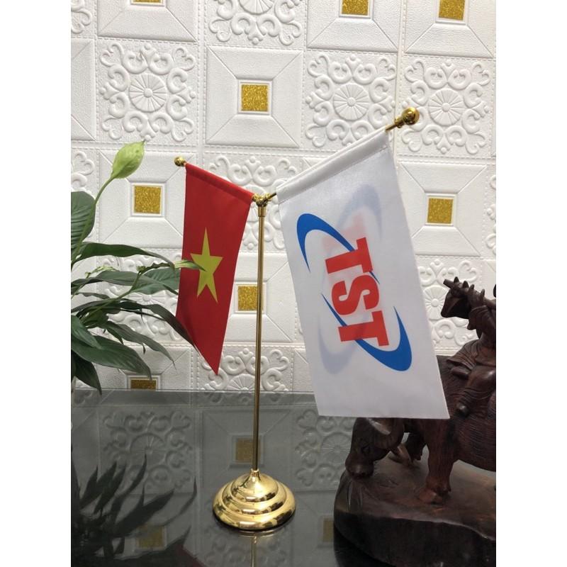Cờ để bàn in logo công ty