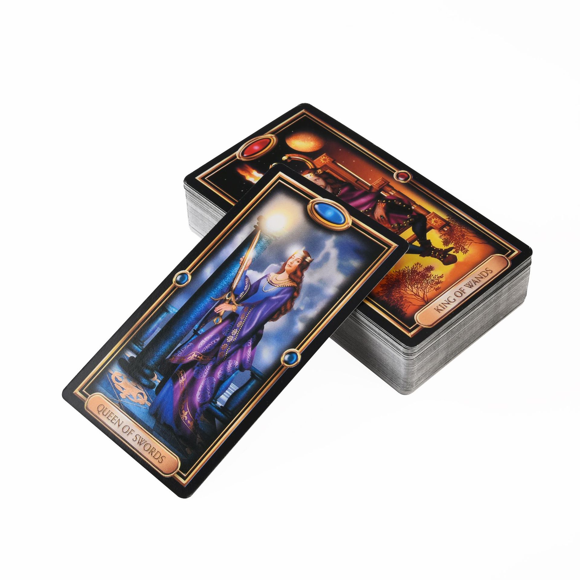 Combo Bộ Bài Bói The Gilded Tarot New và Khăn Trải Bàn Tarot