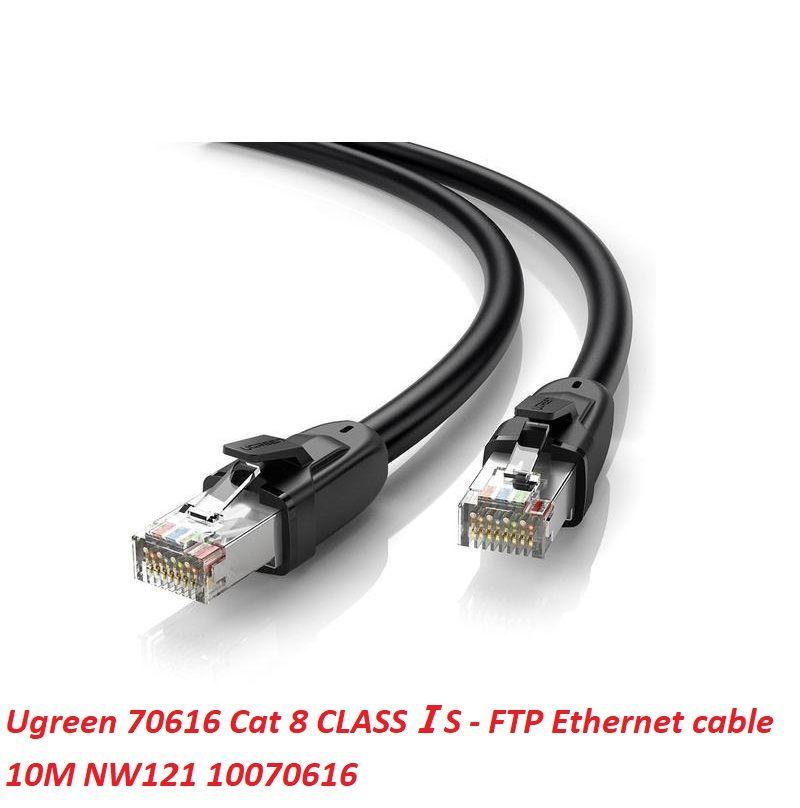 Ugreen UG70616NW121TK 10M cat8 CLASS S FTP Cáp nối mạng truyền dữ liệu giữa các máy tính - HÀNG CHÍNH HÃNG