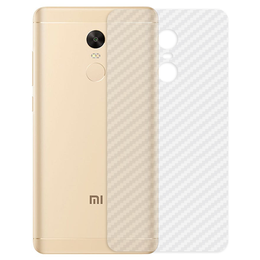 Miếng Dán Mặt Lưng Cacbon Dành Cho Xiaomi Redmi Note 4/ Note 4x- Handtown - Hàng Chính Hãng