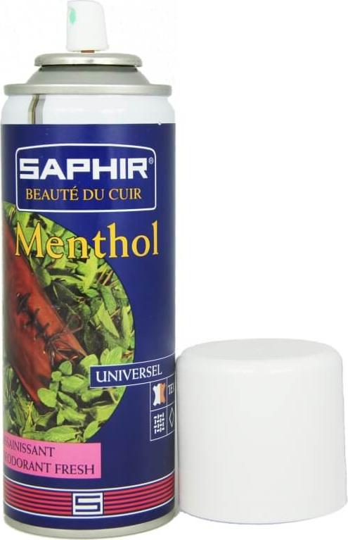 Xịt khử mùi giày da hương bạc hà Saphir Menthol 200ml