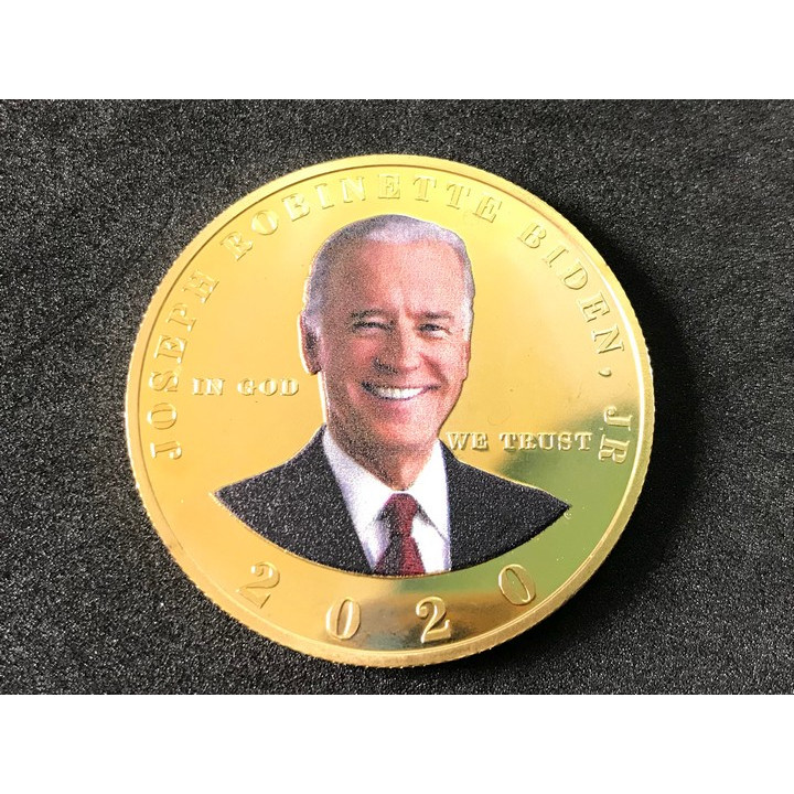 Xu lưu niệm Biden in màu, dùng để sưu tầm, trang trí bàn sách, bàn làm việc, làm quà tặng thú vị - TMT Collection - SP005092