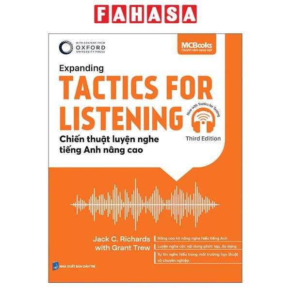Sách - Sách - Tactics For Listening - Basic/Expanding/Developing - Chiến Thuật Luyện Nghe Tiếng Anh Cơ Bản/Nâng Cao/Mở Rộng