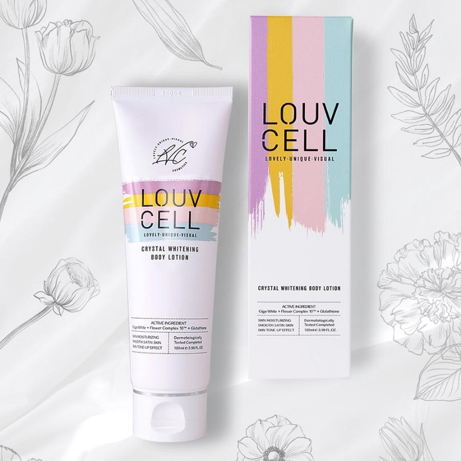 Kem dưỡng ẩm trắng da body Louv Cell Crystal Whitening Body Lotion LOUDTB - 2 dung tích