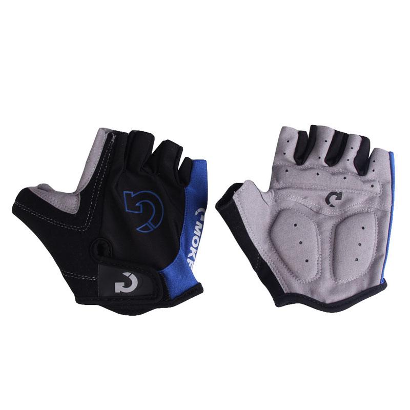 Half Fing Fing Cycling Găng tay chống trượt gel pad xe máy MTB Găng tay xe đạp nam Color: Red Size: XL