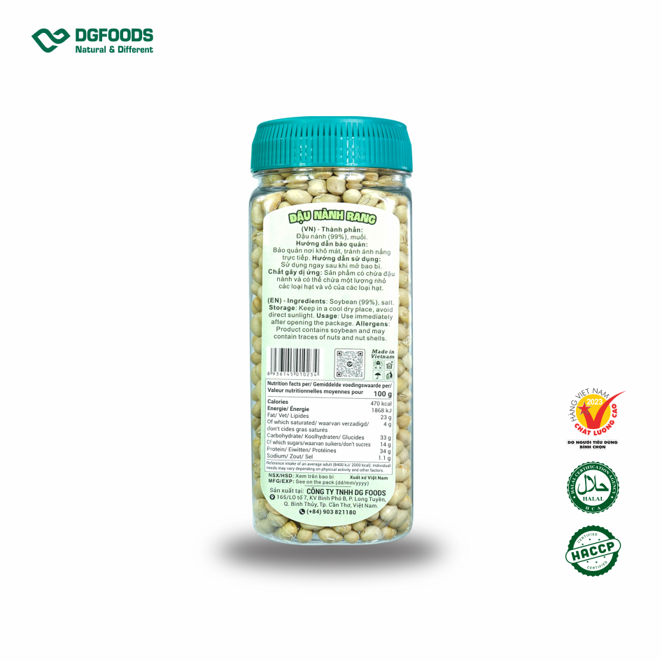 7 món đậu chế biến 220g-260g DGfoods/seven coated peanuts, green peas, soybean/Ăn chay được/ HVNCLC/ HACCP/ HALAL/ Đặc sản Cần Thơ